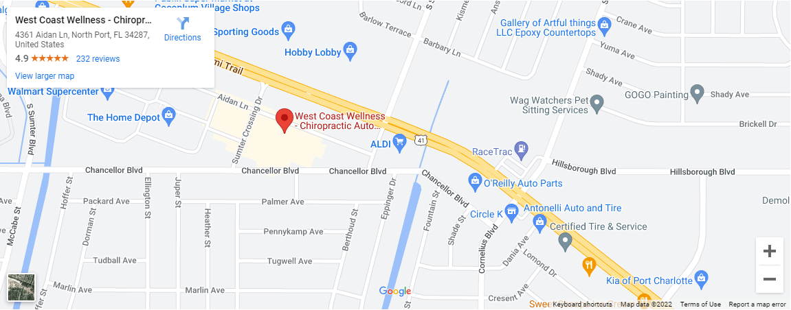 west coast wellness map screenshot